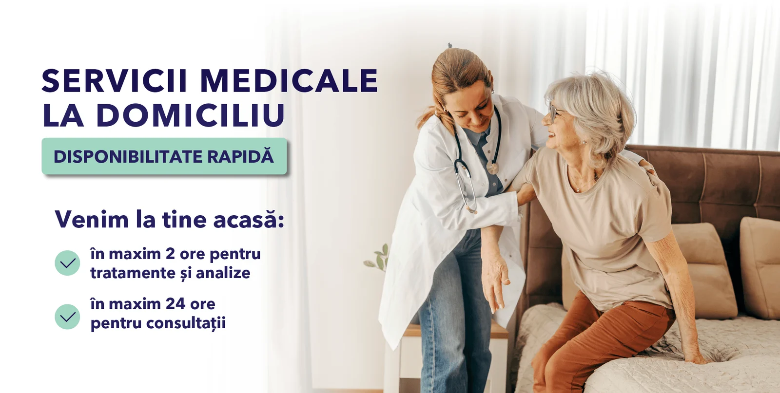 Trumed — servicii medicale la domiciliu, disponibilitate rapidă